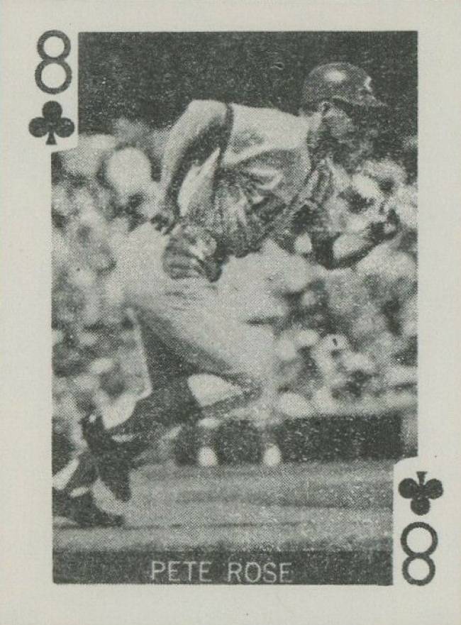 1969 Globe Imports Playing Cards Pete Rose # Baseball Card