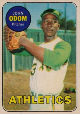 1969 O-Pee-Chee John Odom #195 Baseball Card