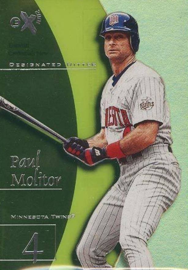 1998 Skybox E-X2001 Paul Molitor #71 Baseball Card