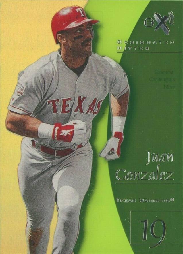 1998 Skybox E-X2001 Juan Gonzalez #5 Baseball Card