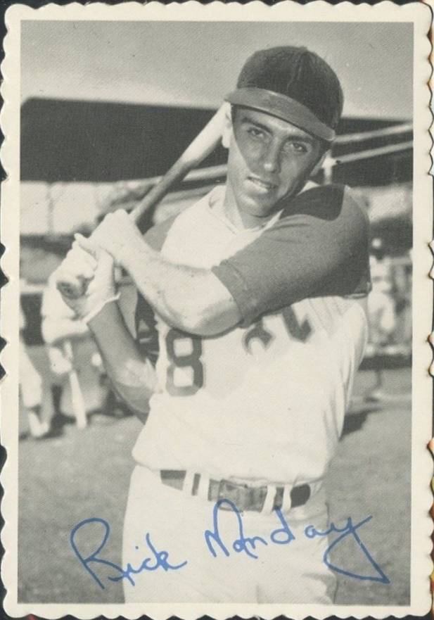 1969 Topps Deckle Edge Rick Monday #14 Baseball Card