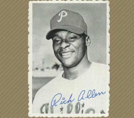 1969 Topps Deckle Edge Richie Allen #26 Baseball Card