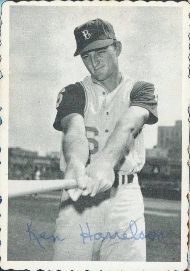 1969 Topps Deckle Edge Ken Harrelson #3 Baseball Card