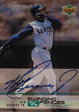 1999 Upper Deck Challengers for 70 Swing for the Fences Autograph Ken Griffey Jr. #KG Baseball Card