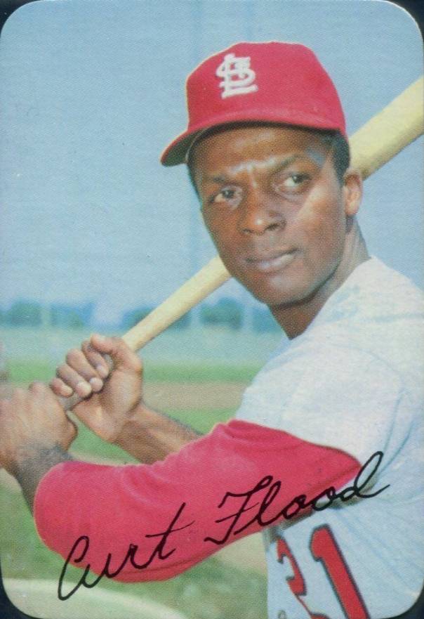 1969 Topps Super Curt Flood #59 Baseball Card