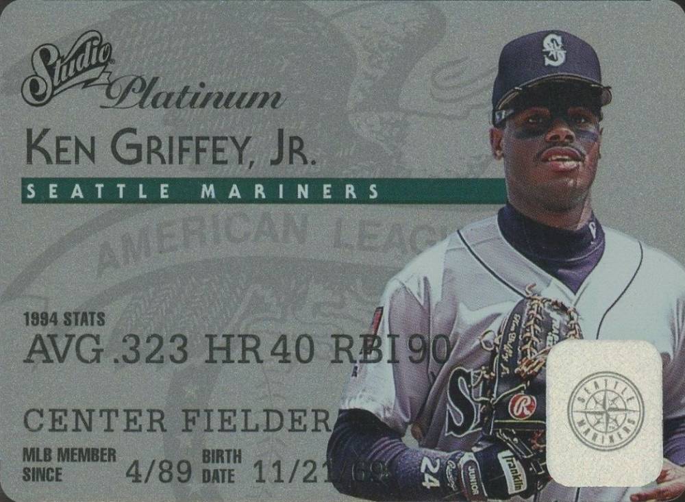1995 Studio Ken Griffey Jr. #5 Baseball Card