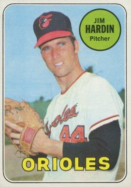 1969 Topps Jim Hardin #610 Baseball Card