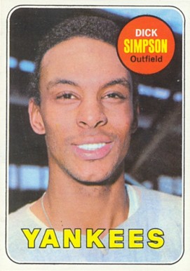 1969 Topps Dick Simpson #608 Baseball Card