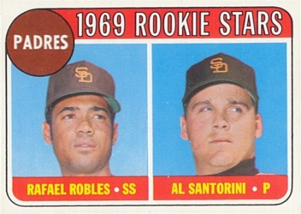 1969 Topps Padres Rookies #592 Baseball Card