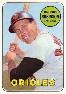 1969 Topps Brooks Robinson #550 Baseball Card