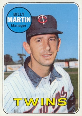 1969 Topps Billy Martin #547 Baseball Card