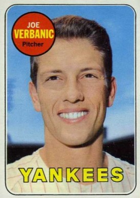 1969 Topps Joe Verbanic #541 Baseball Card