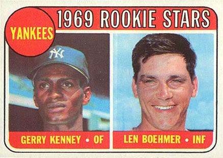 1969 Topps Yankees Rookies #519 Baseball Card