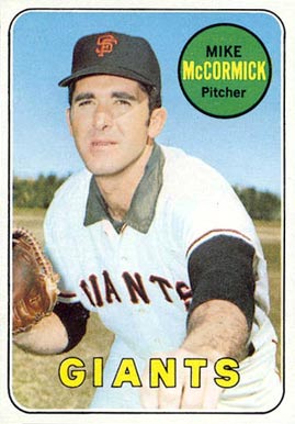 1969 Topps Mike McCormick #517 Baseball Card