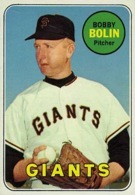 1969 Topps Bobby Bolin #505y Baseball Card