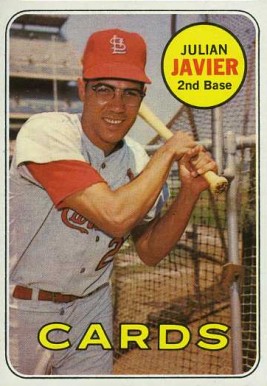 1969 Topps Julian Javier #497 Baseball Card