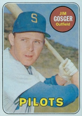 1969 Topps Jim Gosger #482y Baseball Card