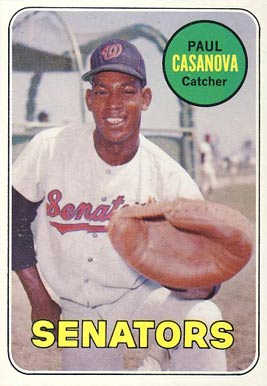 1969 Topps Paul Casanova #486y Baseball Card