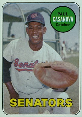 1969 Topps Paul Casanova #486w Baseball Card