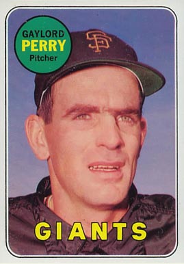 1969 Topps Gaylord Perry #485y Baseball Card