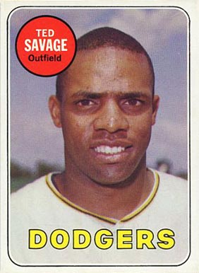 1969 Topps Ted Savage #471w Baseball Card