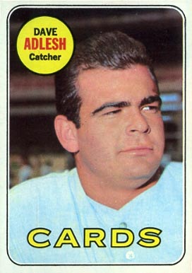1969 Topps Dave Adlesh #341 Baseball Card