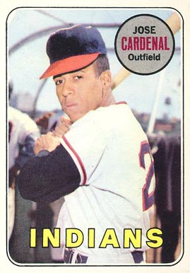 1969 Topps Jose Cardenal #325 Baseball Card