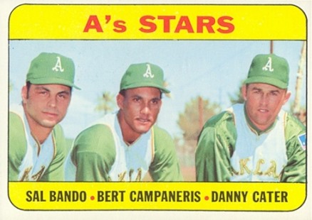 1969 Topps A's Stars #556 Baseball Card