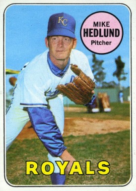 1972 Topps Baseball Card-Mike Hedlund/Kansas City Royals 