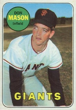 1969 Topps Don Mason #584 Baseball Card