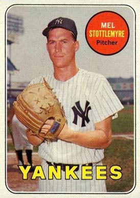 1969 Topps Mel Stottlemyre #470y Baseball Card