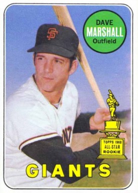 1969 Topps Dave Marshall #464w Baseball Card