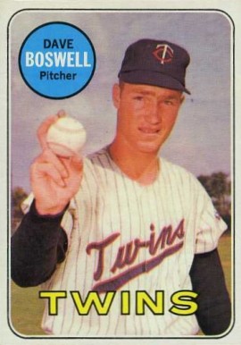 1969 Topps Dave Boswell #459 Baseball Card