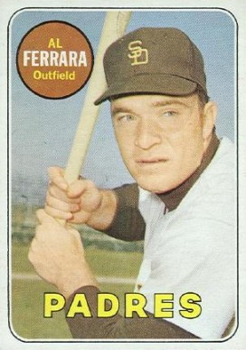 1969 Topps Al Ferrara #452y Baseball Card