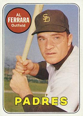 1969 Topps Al Ferrara #452w Baseball Card