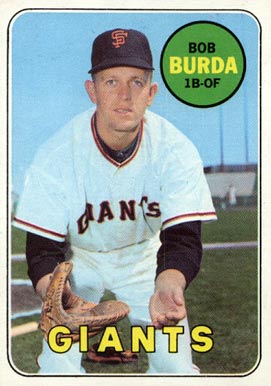 1969 Topps Bob Burda #392 Baseball Card