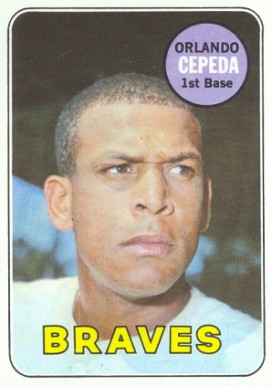 1969 Topps Orlando Cepeda #385 Baseball Card