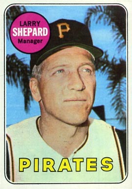 1969 Topps Larry Shepard #384 Baseball Card