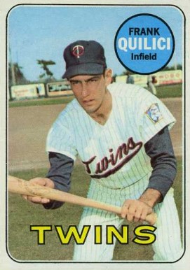 1969 Topps Frank Quilici #356 Baseball Card