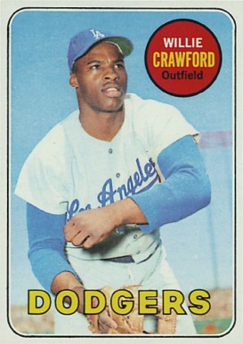1969 Topps Willie Crawford #327 Baseball Card