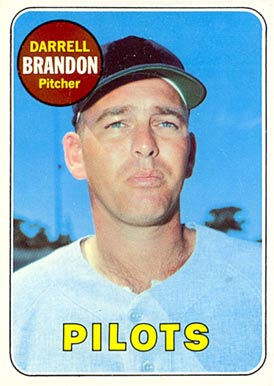 1969 Topps Darrell Brandon #301 Baseball Card