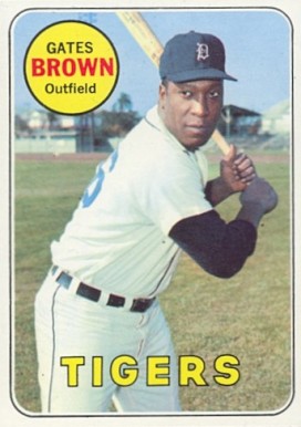1969 Topps Gates Brown #256 Baseball Card
