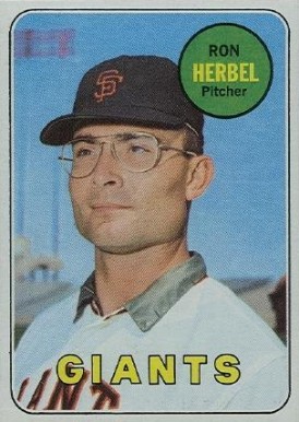 1969 Topps Ron Herbel #251 Baseball Card