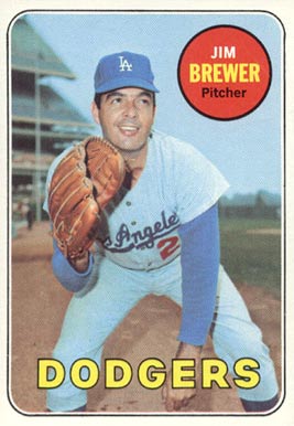1969 Topps Jim Brewer #241 Baseball Card