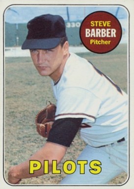 1969 Topps Steve Barber #233 Baseball Card