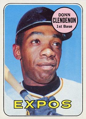 1969 Topps Donn Clendenon #208e Baseball Card