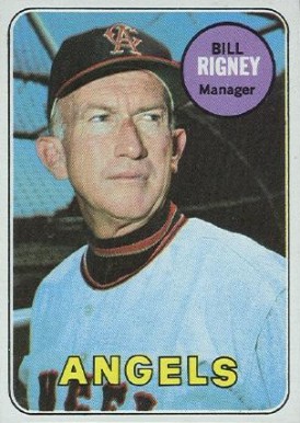 1969 Topps Bill Rigney #182 Baseball Card
