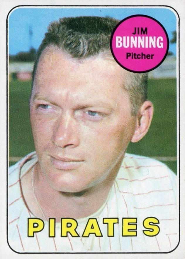 1969 Topps Jim Bunning #175 Baseball Card