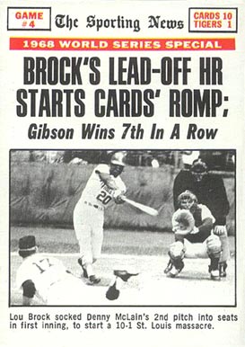 1969 Topps World Series Game #4 #165 Baseball Card