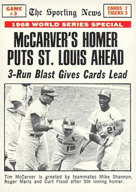 1969 Topps World Series Game #3 #164 Baseball Card